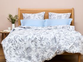 Постельное белье Azzurro, голубое