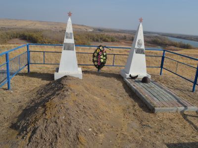 Могила командира 817 артполка И.А. Кузменых, погибшего в период Сталинградской битвы