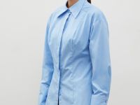 Рубашка с широкими манжетами