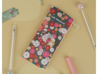 Пенал мягкий MESHU "Flowers" 20х10 см, искусственная кожа
