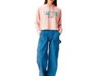 Женская короткая толстовка Lacoste