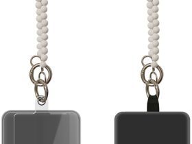 Шнурок Krutoff Бусы для телефона и ключей 1,1 м Белый