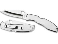 Складной нож Endura 4 - Spyderco 10P, сталь VG-10 Satin Plain, рукоять нержавеющая сталь