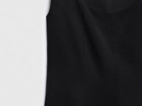 Топ с баской, Черный