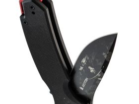 Складной нож Mr.Blade Hellcat Mini LE Ghost blackwash, сталь VG-10, рукоять Black G10
