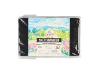 Набор карандашей акварельные Sketchmarker "Пастельные оттенки", 12 цветов, жестяной пенал