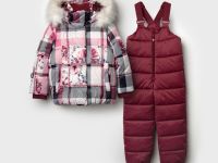 Комплект текстильный с полиуретановым покрытием для девочек: куртка, полукомбинезон