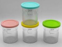 Набор контейнеров для мороженицы Ninja CREAMi Deluxe 4 предмета Aumua