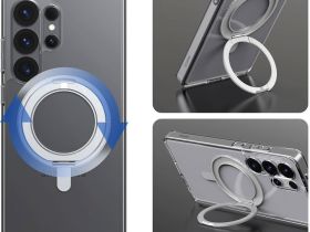 Чехол Araree Duple M Stand для Galaxy S25 Ultra прозрачный