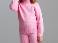 Комплект трикотажный для девочек: джемпер, брюки
