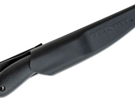 Нож с фиксированным клинком Cold Steel Roach Belly, сталь 1.4116, рукоять полипропилен, черный