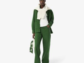 Женское поло Lacoste из эластичного хлопка