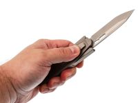 Гравитационный складной нож Remette Swordfish Tanto, сталь M390, рукоять титан