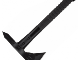 Топор - тактический томагавк Voodoo Hawk Mini Black - SOG F183, сталь 3Cr13MoV Hardcased Black, рукоять термопластик GRN, чёрный