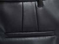 Расклёшенные брюки из искусственной кожи, Черный