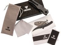 Складной нож Trivisa Triton-03B, сталь 14C28N, рукоять G10