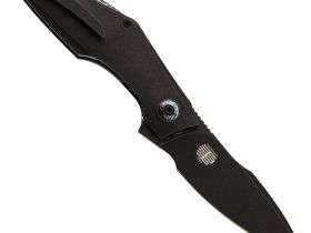 Складной нож WE Knife Krait, сталь M390, рукоять титан, черный