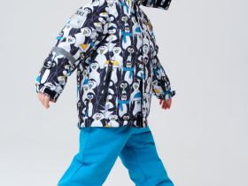 Комплект текстильный с полиуретановым покрытием для мальчиков: куртка, полукомбинезон