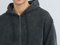 Толстовка на молнии, Серый