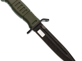 Тактический нож Витязь-1, сталь AUS-8, рукоять эластрон, олива