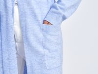 Кардиган из шерсти с поясом