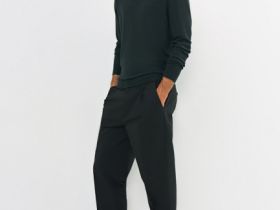 Брюки из твила, Черный