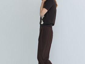 Широкие брюки, Коричневый