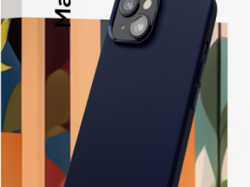 Клип-кейс VLP Ecopelleс MagSafe для Apple iPhone 15 Синий