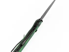 Складной нож Tenable Fenrir, сталь D2, рукоять G10, Green Misty Mountain