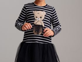 Платье трикотажное для девочек