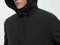 Ветровка-бомбер со съемным капюшоном