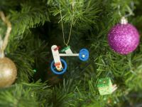 Игрушка деревянная "IDH Center" Детский велосипед 1013 Classic Blue Wheels