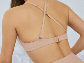 Бюстгальтер с формованными чашками, Бежевый
