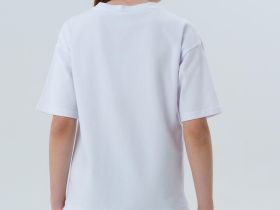 Футболка силуэта oversize для девочки