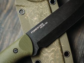 Нож N.C.Custom Forester сталь AUS-10, рукоять микарта