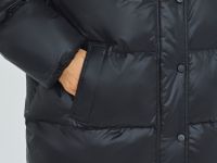 Пуховик с натуральным утеплителем, Черный