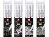 Набор ручек гелевый Sakura "Gelly Roll" 3 шт. 0,5 мм, цвет белый
