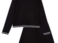 Комплект трикотажный для девочек: кардиган, юбка