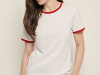 Футболка slim fit из хлопкового джерси