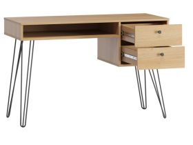 Письменный стол Крейн-2 120x50 Дуб Барбера/Черный