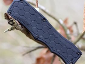 Автоматический нож Hogue Exploit OTF, сталь S30V, рукоять алюминий, черный