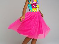 Платье трикотажное для девочек