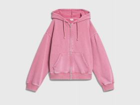 Толстовка на молнии для девочек, Розовый