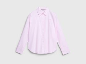 Рубашка из хлопка оксфорд, Розовый