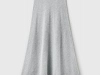 Трикотажная юбка А-силуэта из ангоры, Серый