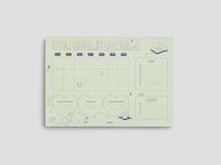 Настольный планировщик FALAFEL BOOKS А4 Heart buttons