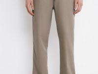 Брюки изо льна, Бежевый