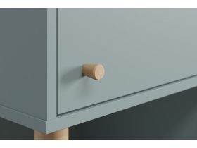 Стеллаж Дикинс 45x190 Серо-зеленый