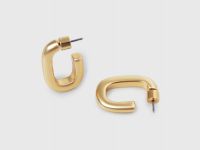 Набор серёжек с каффами, Золотой