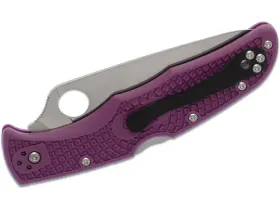 Складной нож Spyderco Endura 4 Purple , сталь VG-10, рукоять FRN фиолетовая